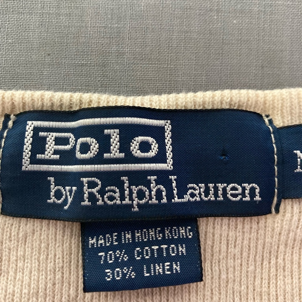 Men’s Polo by Ralph Lauren crewneck long sleeve shirt. Size: M - Picture 4 of 6